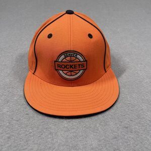 Houston Rockets Hat Adult Orange adidas Basketball Fitted Wool Cap 7 1/2 NBA